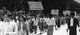 Burma / Myanmar: Housewives Association demonstrating against the government, Rangoon, 1988